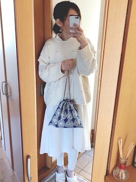 かなっぺさん（レディース・166cm）の春コーディネート