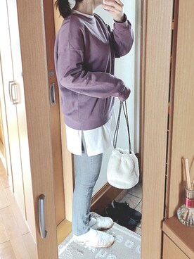 かなっぺさん（レディース・166cm）の春コーディネート