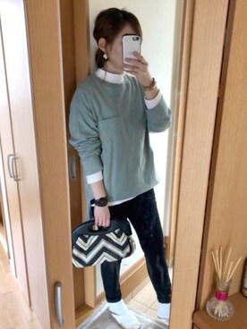 かなっぺさん（レディース・166cm）の春コーディネート