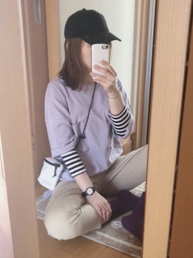 かなっぺさん（レディース・166cm）の春コーディネート