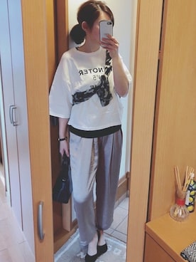 かなっぺさん（レディース・166cm）の春コーディネート