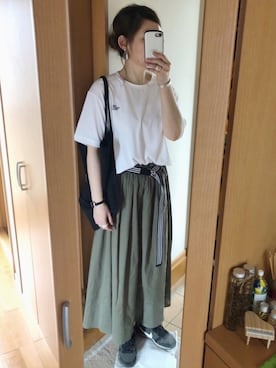 かなっぺさん（レディース・166cm）の夏コーディネート