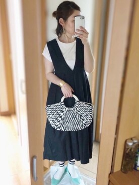 かなっぺさん（レディース・166cm）の夏コーディネート