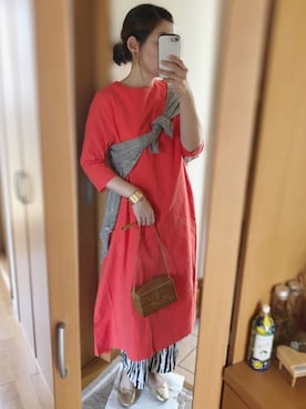 かなっぺさん（レディース・166cm）の夏コーディネート