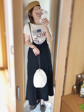 「レプシィム(LEPSIM)」｜「アイテム（ハンドバッグ）」を使った、かなっぺさん（レディース・166cm）の秋コーディネート