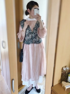 「H&M（エイチ・アンド・エム）のアイテム（バレエシューズ）」を使った、かなっぺさん（レディース・166cm）の秋コーディネート