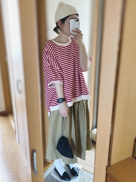 かなっぺさん（レディース・166cm）の秋コーディネート