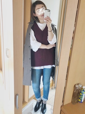 かなっぺさん(レディース・166cm)の秋コーディネート