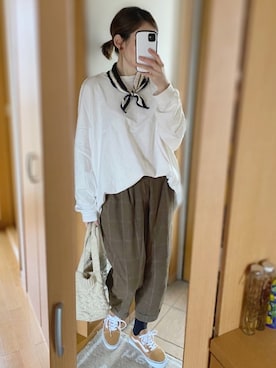 かなっぺさん（レディース・166cm）の秋コーディネート