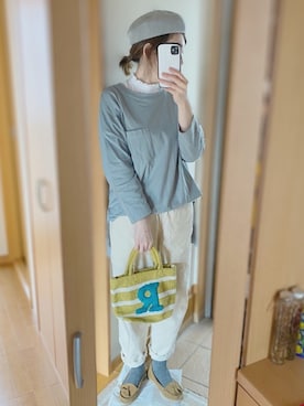 「チチカカ」｜「アイテム（モカシン/デッキシューズ）」を使った、かなっぺさん（レディース・166cm）の秋コーディネート