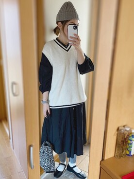 「queite（ケイト）のアイテム」を使った、かなっぺさん（レディース・166cm）の秋コーディネート