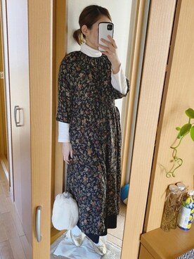 かなっぺさん（レディース・166cm）の秋コーディネート