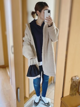 かなっぺさん（レディース・166cm）の秋コーディネート