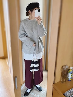 かなっぺさん（レディース・166cm）の冬コーディネート