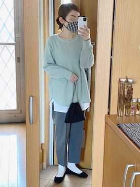 かなっぺさん（レディース・166cm）の冬コーディネート