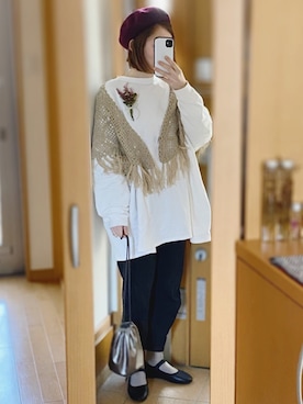 「reca（レカ）のアイテム（ワンピース/ドレス）」を使った、かなっぺさん（レディース・166cm）の冬コーディネート