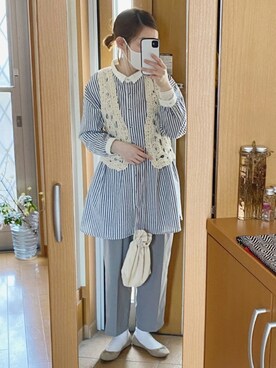 かなっぺさん（レディース・166cm）の春コーディネート