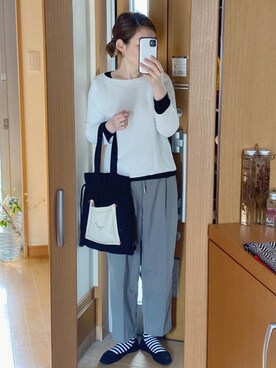 かなっぺさん（レディース・166cm）の春コーディネート