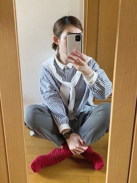 かなっぺさん（レディース・166cm）の春コーディネート