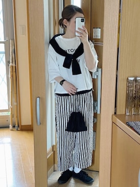 かなっぺさん（レディース・166cm）の夏コーディネート