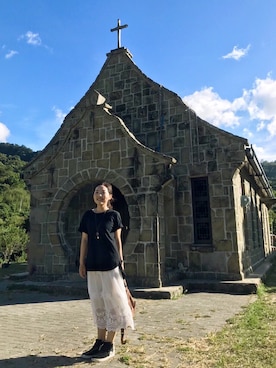 「skirt」｜「アイテム（ワンピース/ドレス）」を使った、Starfishさん（レディース・156cm）の秋コーディネート