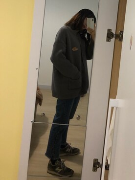 「アイテム（スーツジャケット、ゴールド系）」を使った、qweaaaさん（レディース・158cm）の秋コーディネート
