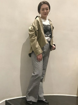 田中さん(レディース・155cm)の春コーディネート