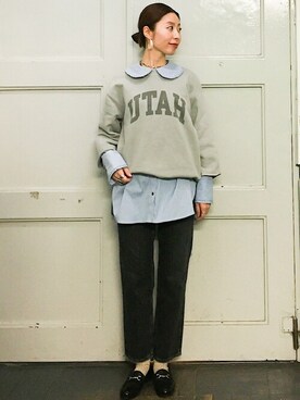 「odub」｜許さん（レディース・160cm）の冬コーディネート