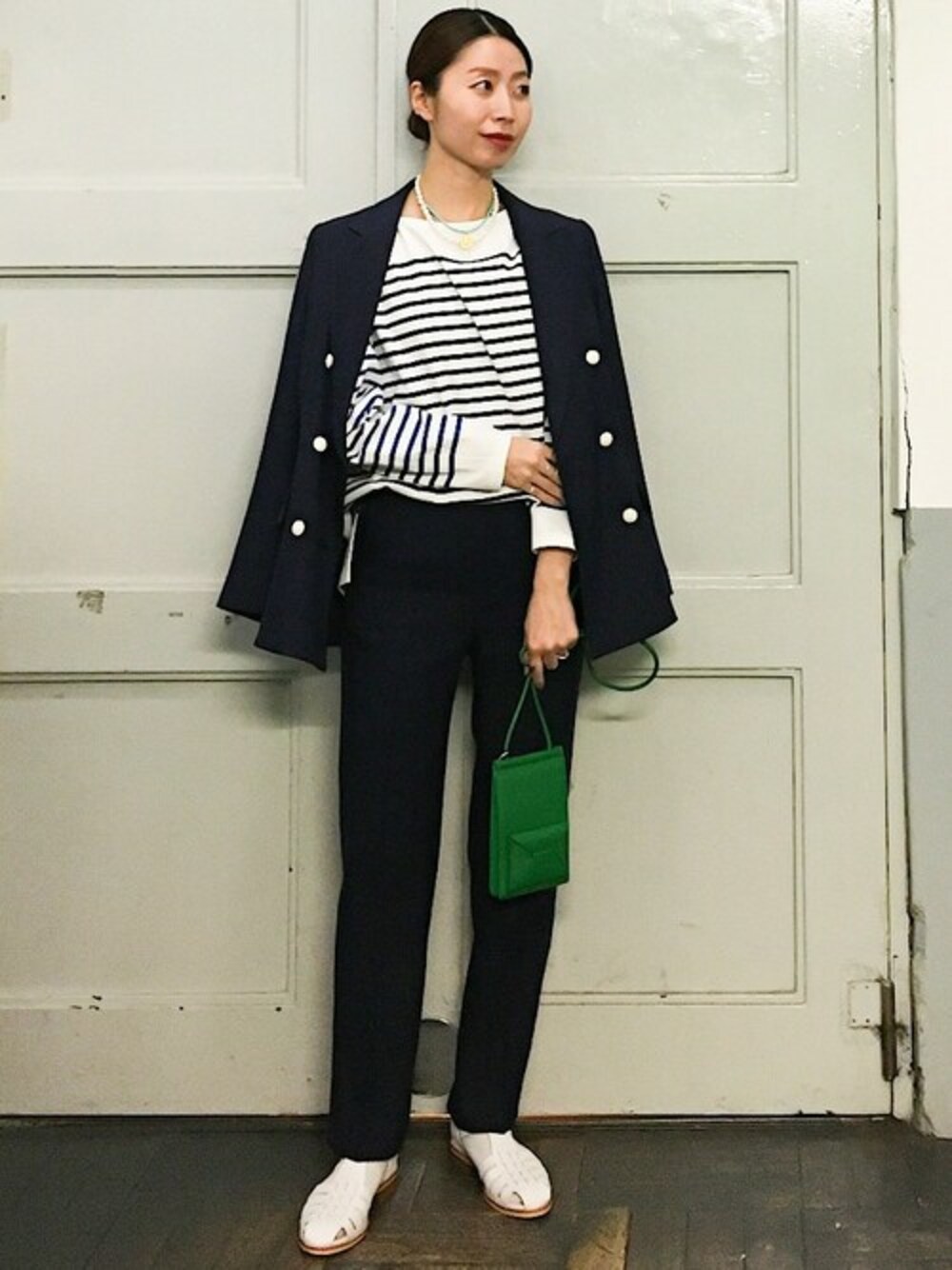 「SHIPS、SHIPS for women、FAEDA、HERMINAATHENS、add culumn」｜「ADD CULUMNのADD CULUMN:PAKET MULTI◆（ショルダーバッグ、グリーン系）」を使った、許さん（レディース・160cm）の冬コーディネートの1枚目の写真