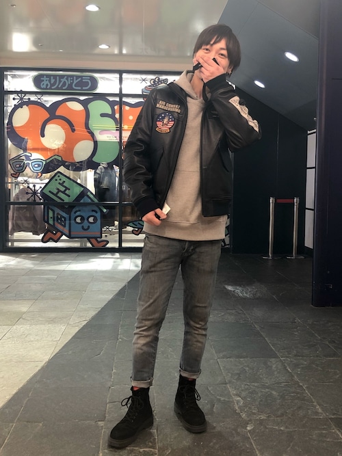 AVIREX（アヴィレックス）の「CWU レザージャケット トップガン/CWU