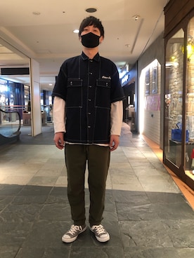 「アビレックス」｜Kさん（メンズ・179cm）の春コーディネート