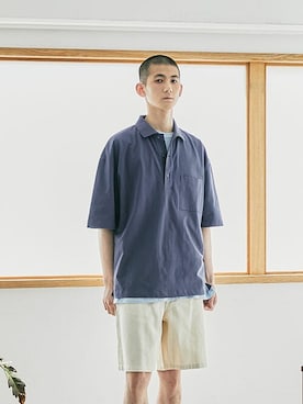 「nowm（ノウム）のアイテム」を使った、ノウムさん（メンズ・184cm）の夏コーディネート
