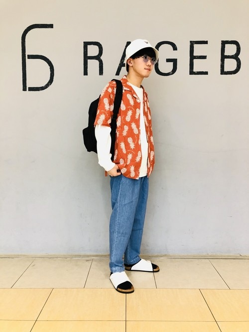 大八木 翔磨 Rageblue Rageblueららぽーと横浜店 Rageblueのハットを使ったコーディネート Wear