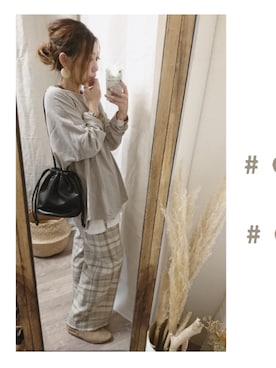 「ジーユーコーデ」｜「アイテム（アナログ腕時計）」を使った、and_LaLaLa_ootdさん（レディース・148cm）の秋コーディネート