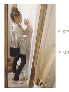 「mayblue（メイブルー）のアイテム」を使った、and_LaLaLa_ootdさん（レディース・148cm）の春コーディネート