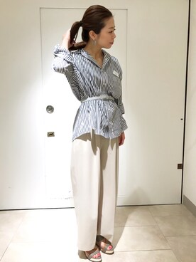 「アダムエロペ」｜misaさん（レディース・157cm）の春コーディネート