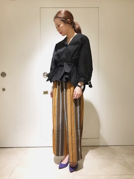 「アダムエロペ」｜misaさん（レディース・157cm）の夏コーディネート