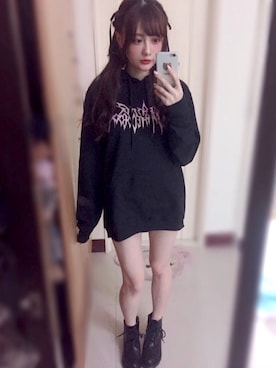 「帽T」｜yunaさん（レディース・158cm）の秋コーディネート
