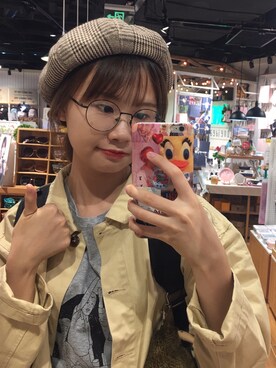 「アイテム（PC・スマホグッズ/家電）」を使った、撒娇种子选手さん（レディース・163cm・20代）の秋コーディネート
