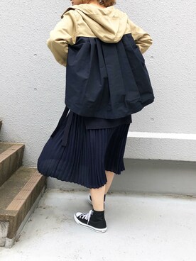 「バックデザイン」｜「アイテム（ジャケット/アウター）」を使った、PICCIN PRESSさん（レディース・164cm）の冬コーディネート
