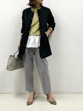 「piccin」｜「アイテム（その他アウター）」を使った、PICCIN PRESSさん（レディース・164cm）の冬コーディネート
