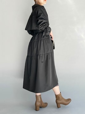 「piccin」｜「アイテム（その他アウター）」を使った、PICCIN PRESSさん（レディース・164cm）の秋コーディネート