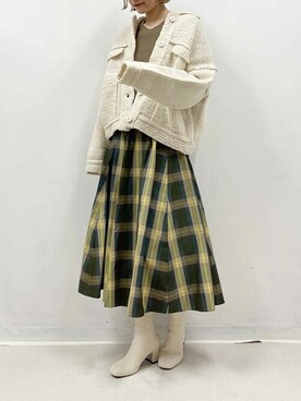 「piccin」｜「アイテム（ジャケット/アウター）」を使った、PICCIN PRESSさん（レディース・164cm）の秋コーディネート
