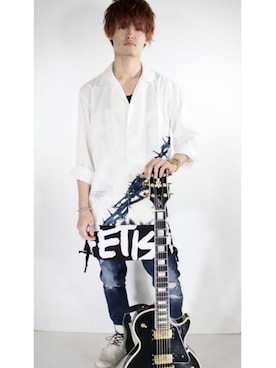 「HISTORY（ヒストリー）のアイテム（音楽/本・雑誌）」を使った、寺崎　玄蔵さん（メンズ・168cm）の夏コーディネート