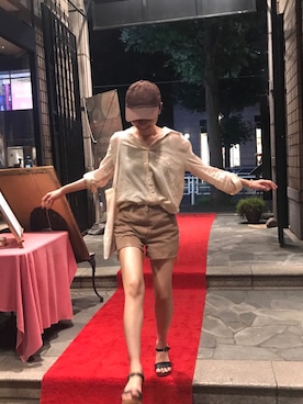 「American Apparel（アメリカンアパレル）のアイテム」を使った、SEIKAさん（レディース・165cm）の夏コーディネート