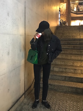 「American Apparel（アメリカンアパレル）のアイテム」を使った、SEIKAさん（レディース・164cm）の秋コーディネート