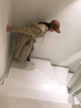 「H&M DIVIDED（エイチアンドエム　ディヴァイデッド）のアイテム（パンツ）」を使った、SEIKAさん（レディース・164cm）の冬コーディネート