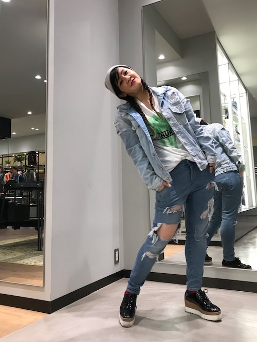 こんどー Diesel タカシマヤ ゲートタワーモール Dieselのデニムジャケットを使ったコーディネート Wear