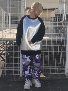 「Chica（チカ）のアイテム」を使った、yunaさん（レディース・155cm）の冬コーディネート