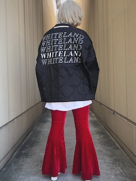 「キルティングコート」｜yunaさん（レディース・155cm）の冬コーディネート